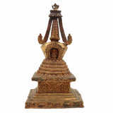 Handcrafted Brass Buddhist Stupa