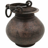 Bhunes Antique Brass Loota, Lota Poja Cambu, Water Loota, Jal Lota, Poja Cambu, Lotiya, Gangajali Stoup,Brown, 6.5 Inch, 1 Piece