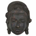 Brass Vintage Hindu Deity Antique Face – Handcrafted Brass Divine Idol For Home & Temple Décor