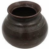 Bhunes Antique Brass Loota, Lota Poja Cambu, Water Loota, Jal Lota, Poja Cambu, Lotiya, Gangajali Stoup,Brown, 6 Inch, 1 Piece