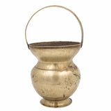 Brass Kamandalu Kalash | Antique Peetal Kamandal Gangajali for Pooja, Rishi Muni Sadhu Rituals & Temple Decor,Gold, 10 Inch, 1 Piece