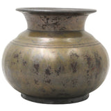 Bhunes Antique Brass Loota, Lota Poja Cambu, Water Loota, Jal Lota, Poja Cambu, Lotiya, Gangajali Stoup,Gold, 4.5 Inch, 1 Piece
