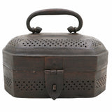 Brass Jali Cut Vintage Antique Box – Handcrafted Decorative Storage Chest For Home & Collectors