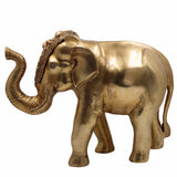 Handcrafted Brass Elephant,Traditional Hasti, Gajraj,Yanai Elephant for Vastu, Pooja & Home Decor,Gold, 12 Inch, 1 Piece