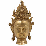Brass Tara Maa Face Wall Hanging Idol