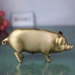 Brass Handcrafted Piggy Bank Idol – Antique Peetal Money Box, Kids Coin Collector, Decorative Murti for Home Decor & Prosperity Gift