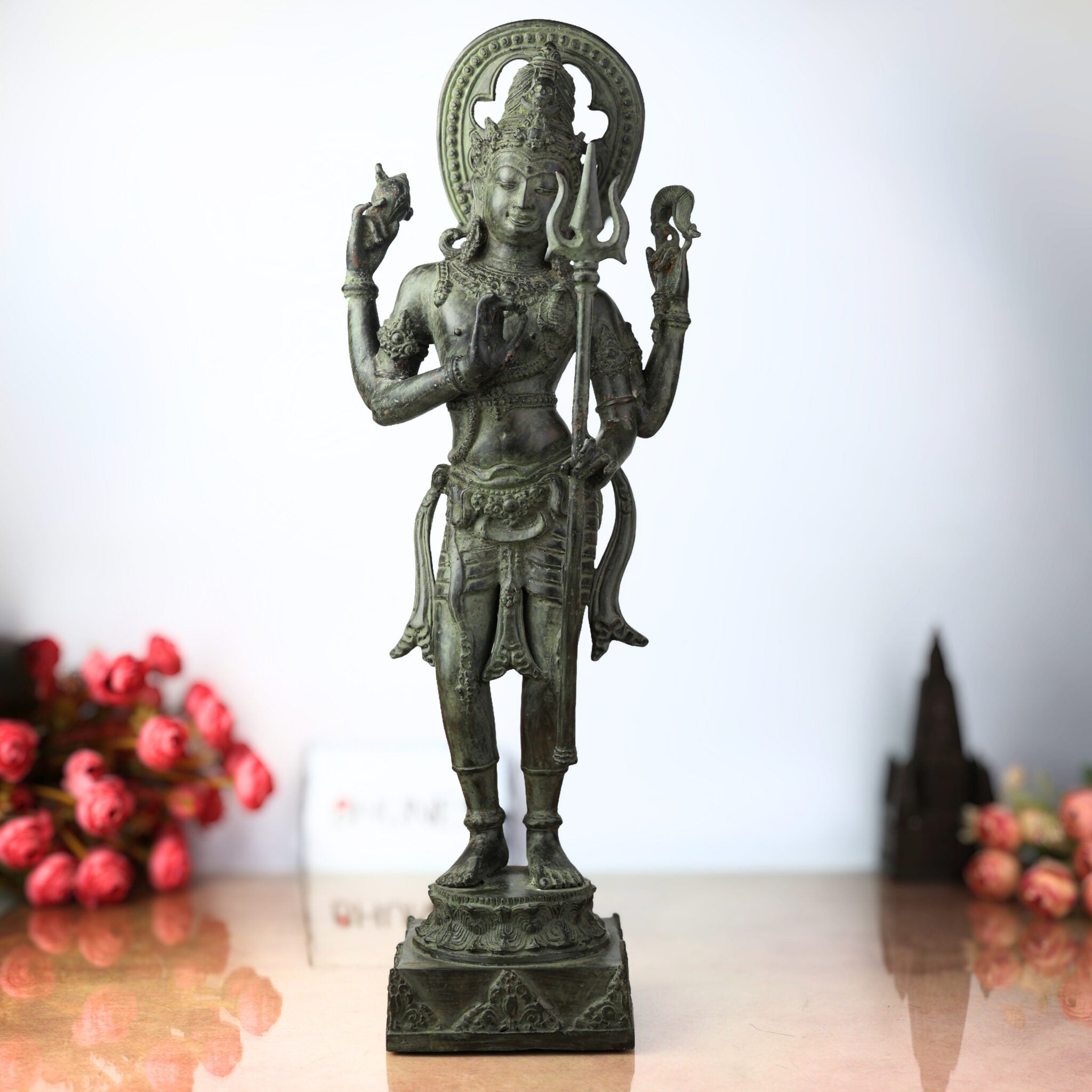 Brass Shiva Idol – Mahadev, Bholenath, Adiyogi, Nataraja, Rudra Murti for Home Temple, Pooja, Decor & Gift