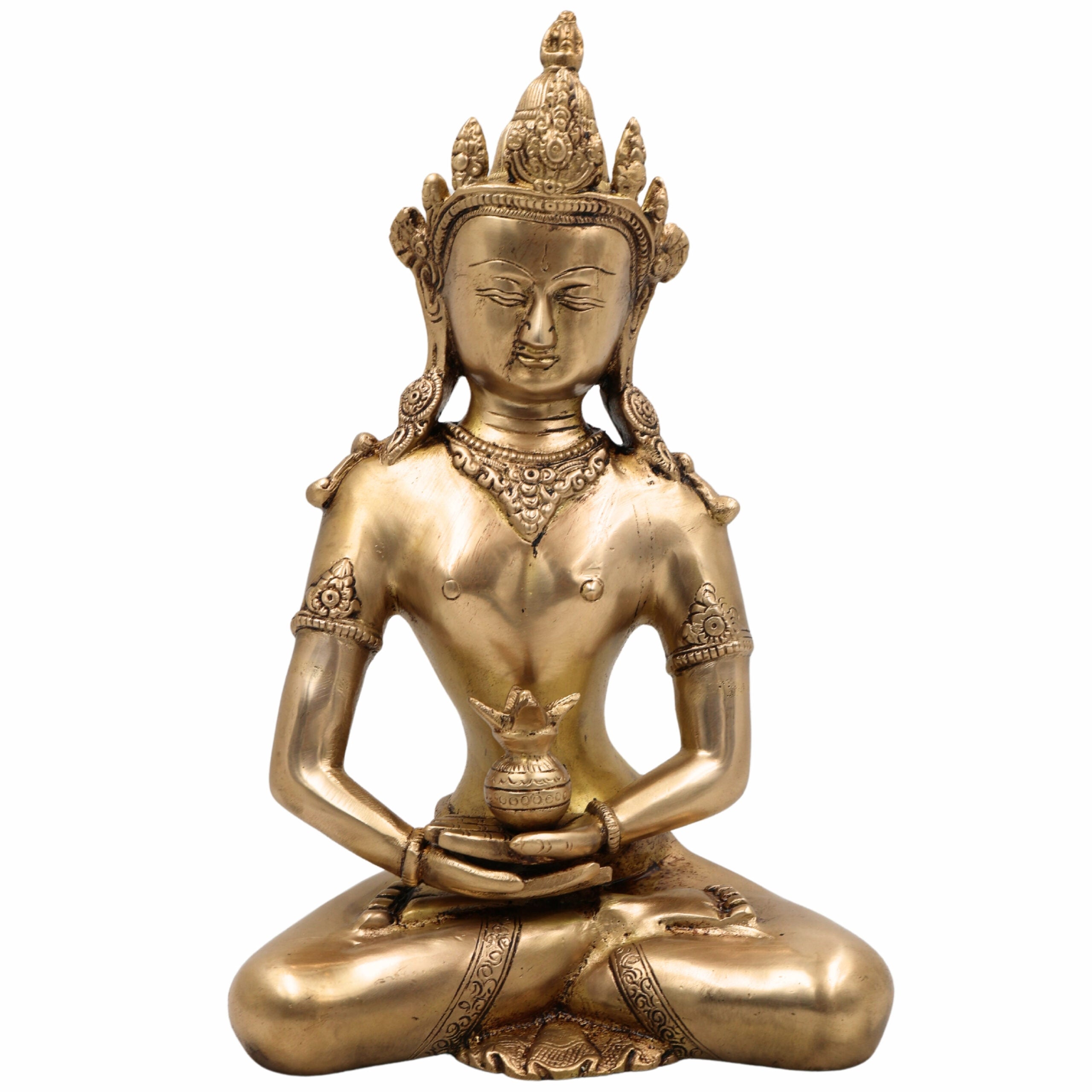 Brass Buddhist Lokeshwar Idol