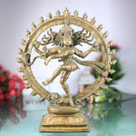 Handcrafted Panchaloha Nataraja Idol in Bronze – Dancing Shiva | Chola Art Adalvallan | South Indian Thandava Murthy Statue for Temple & Home Decor