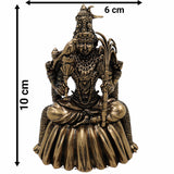 Bhunes Brass Kamakshi Idol – Handcrafted Kamakhya Devi, Tripura Sundari, Raja Rajeshwari & Meenakshi Murti For Home Temple & Pooja,Gold, 4 Inch, 1 Piece