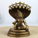 Brass Bal Krishna on Sheshnag Idol