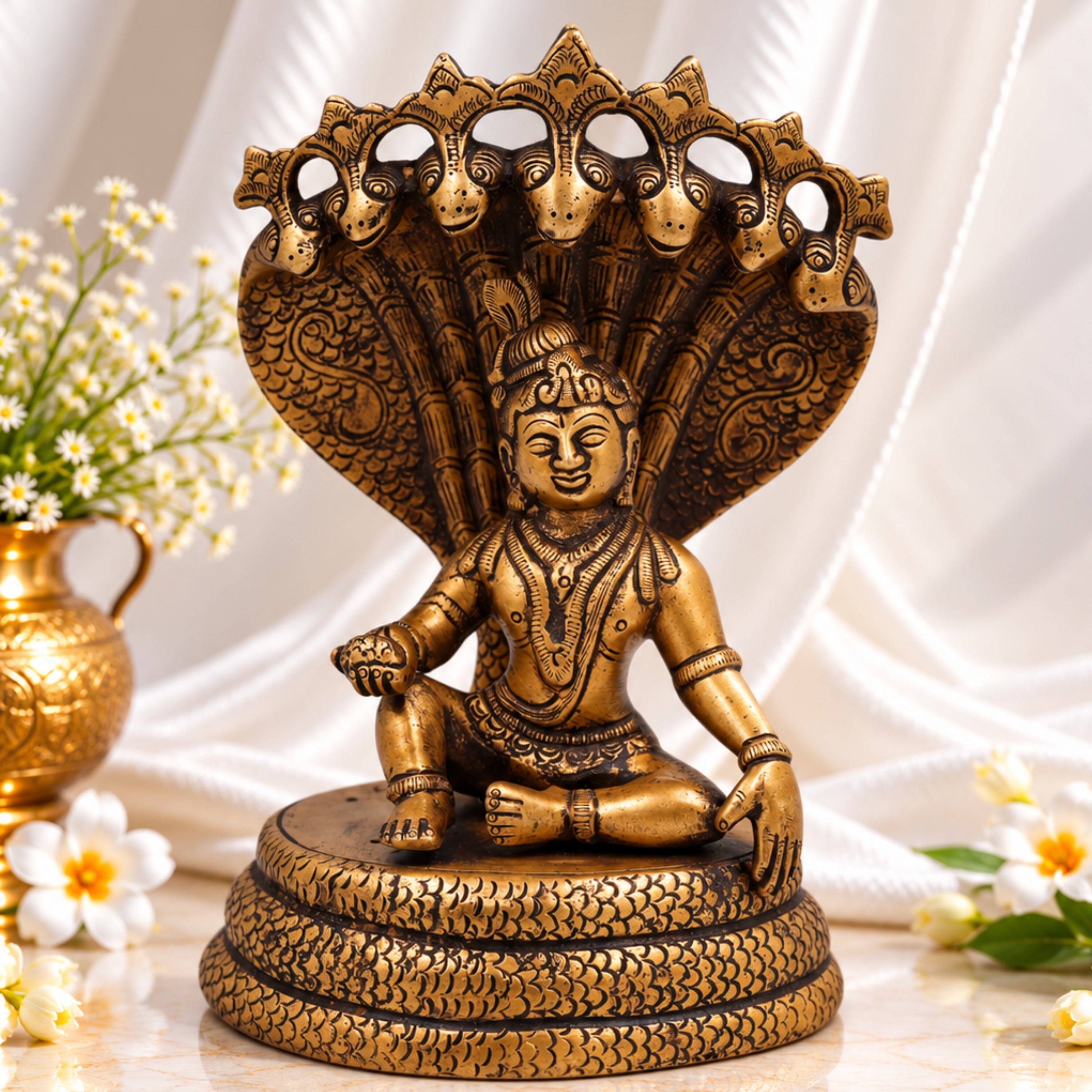 Bal Krishna on Sheshnag Idol