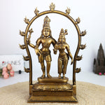 Brass Shiva Parvati Idol