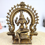 Brass Lakshmi Idol