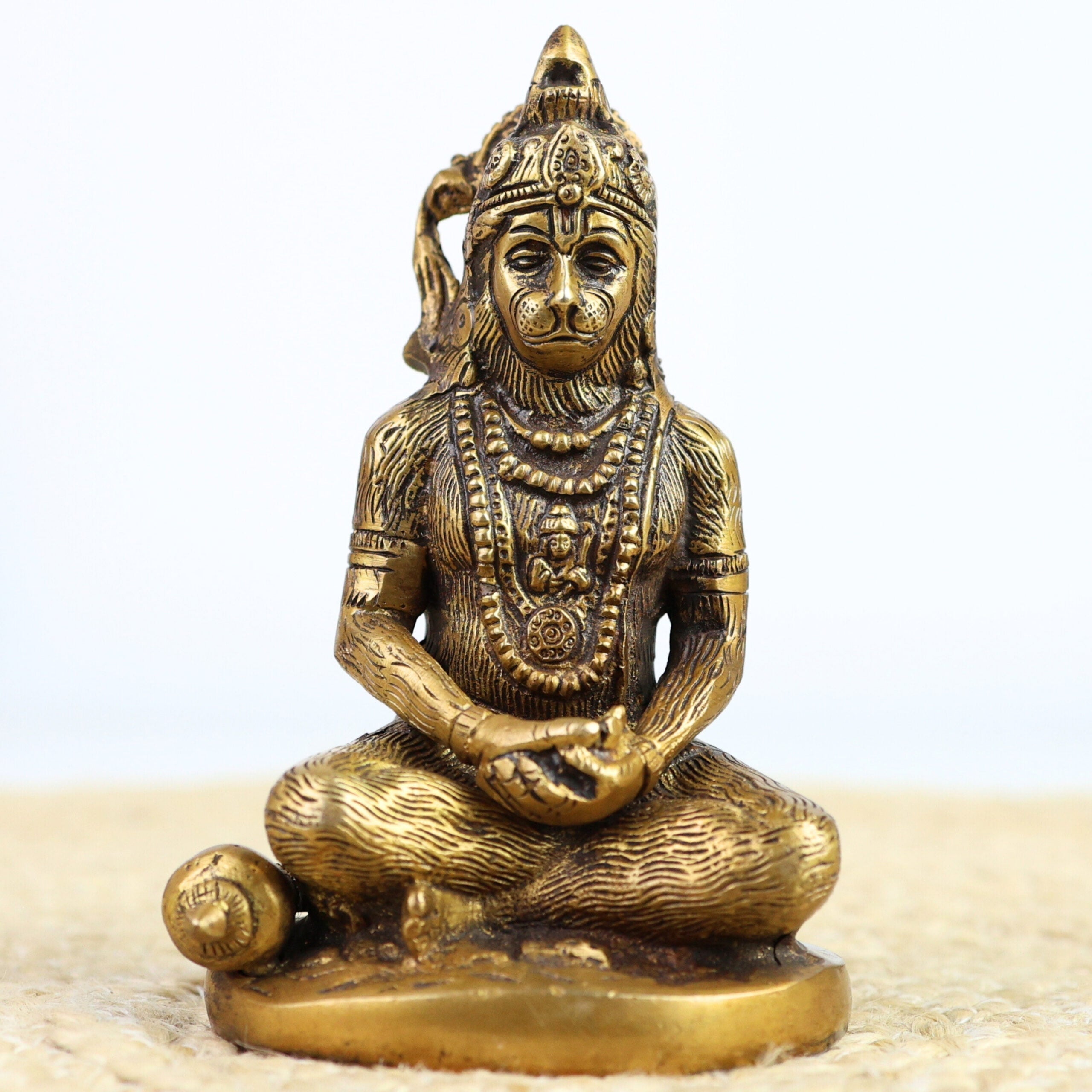 Brass Hanuman Idol