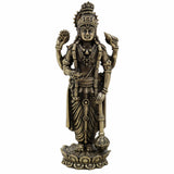 Vishnu Idol – Narayana Murti, Hari Vigraham, Madhava Pratima, Govinda Krishna Moorti, Achyuta Mukunda Statue for Home, Temple, Pooja Room, Meditation,Gold, 4 Inch, 1 Piece