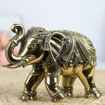Handcrafted Brass Elephant Idol