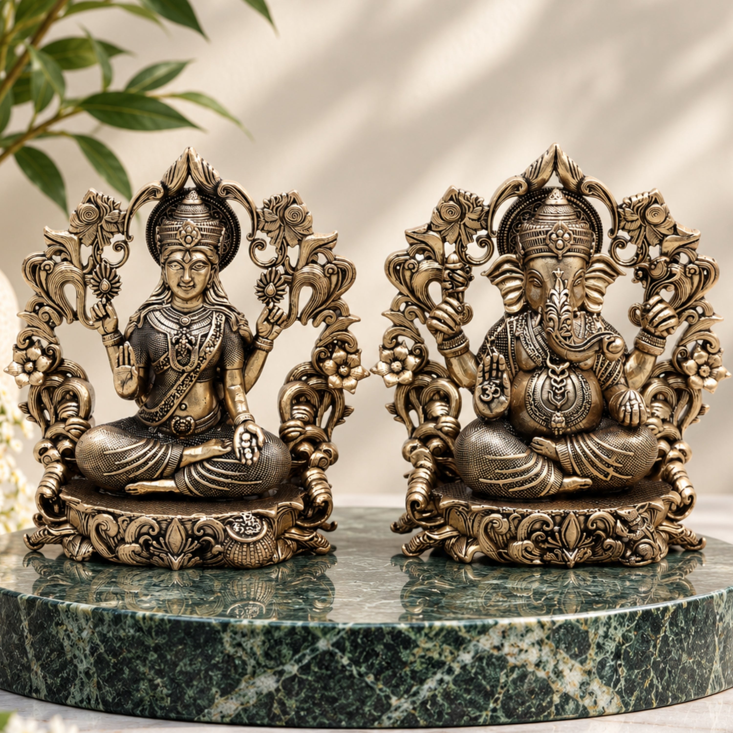  Lakshmi Ganesha Idol Set