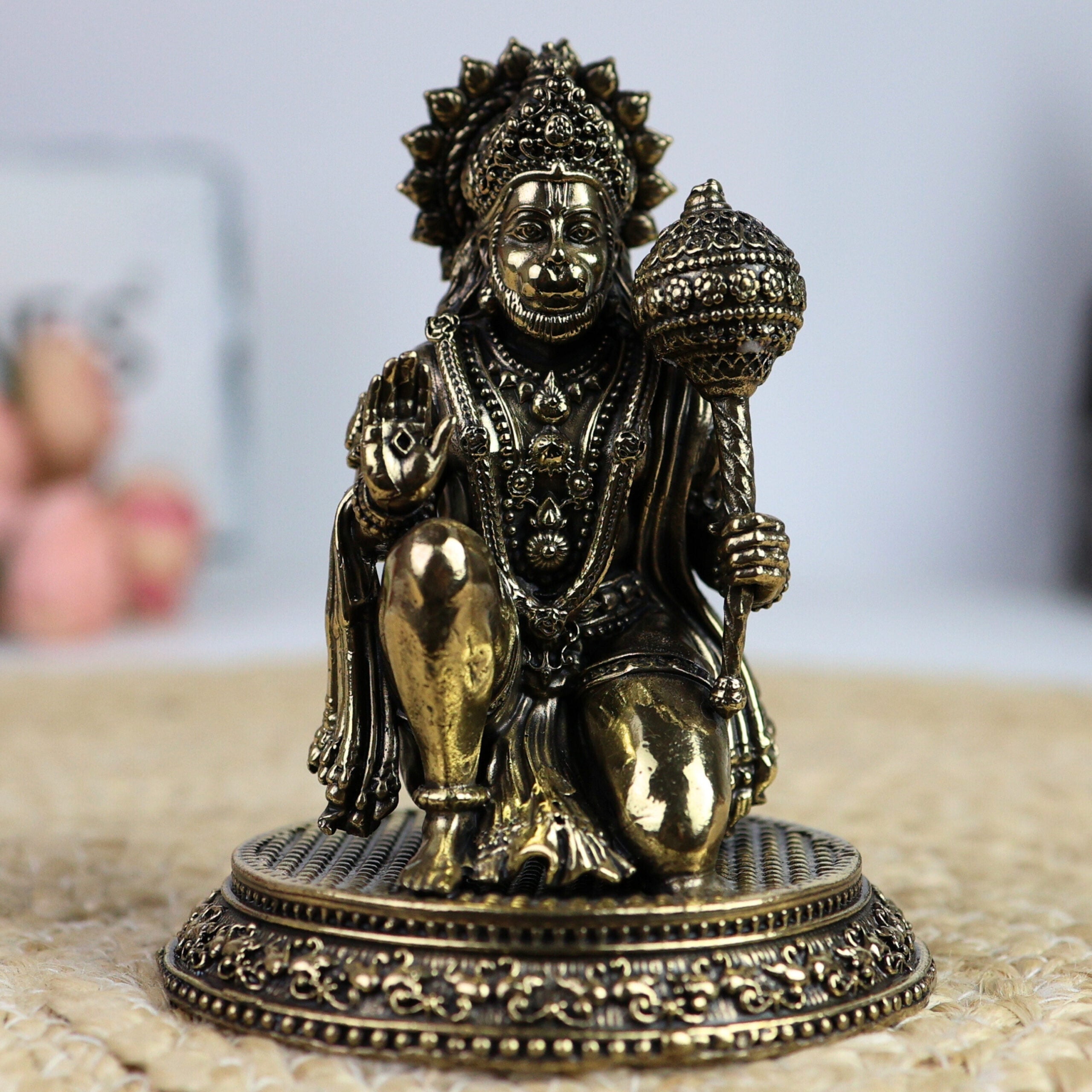 Brass Hanuman Idol