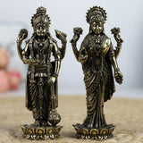 Brass Vishnu Lakshmi Idol