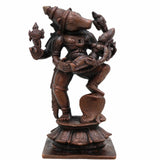 Copper Varaha Lakshmi Idol – Handcrafted Varahi Lakshmi Murti, Tamra Vigraham for Pooja, Home Temple, Spiritual Gift & Decor,Brown, 3.5 Inch, 1 Piece