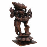 Copper Varaha Lakshmi Idol – Handcrafted Varahi Lakshmi Murti, Tamra Vigraham for Pooja, Home Temple, Spiritual Gift & Decor,Brown, 3.5 Inch, 1 Piece