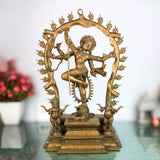 Gajasurasamhara Nataraja Idol in Panchaloha