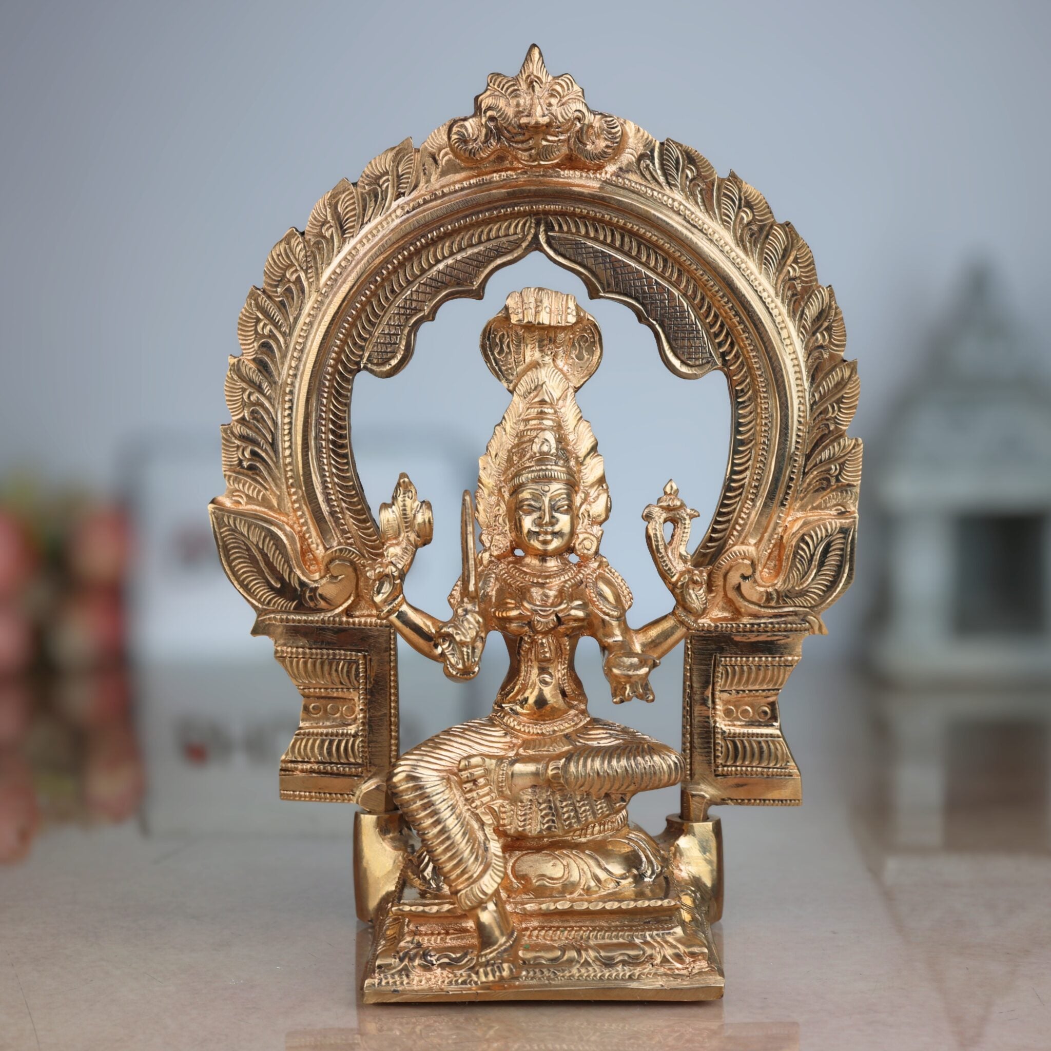 Handcrafted Bronze Mariamman Idol