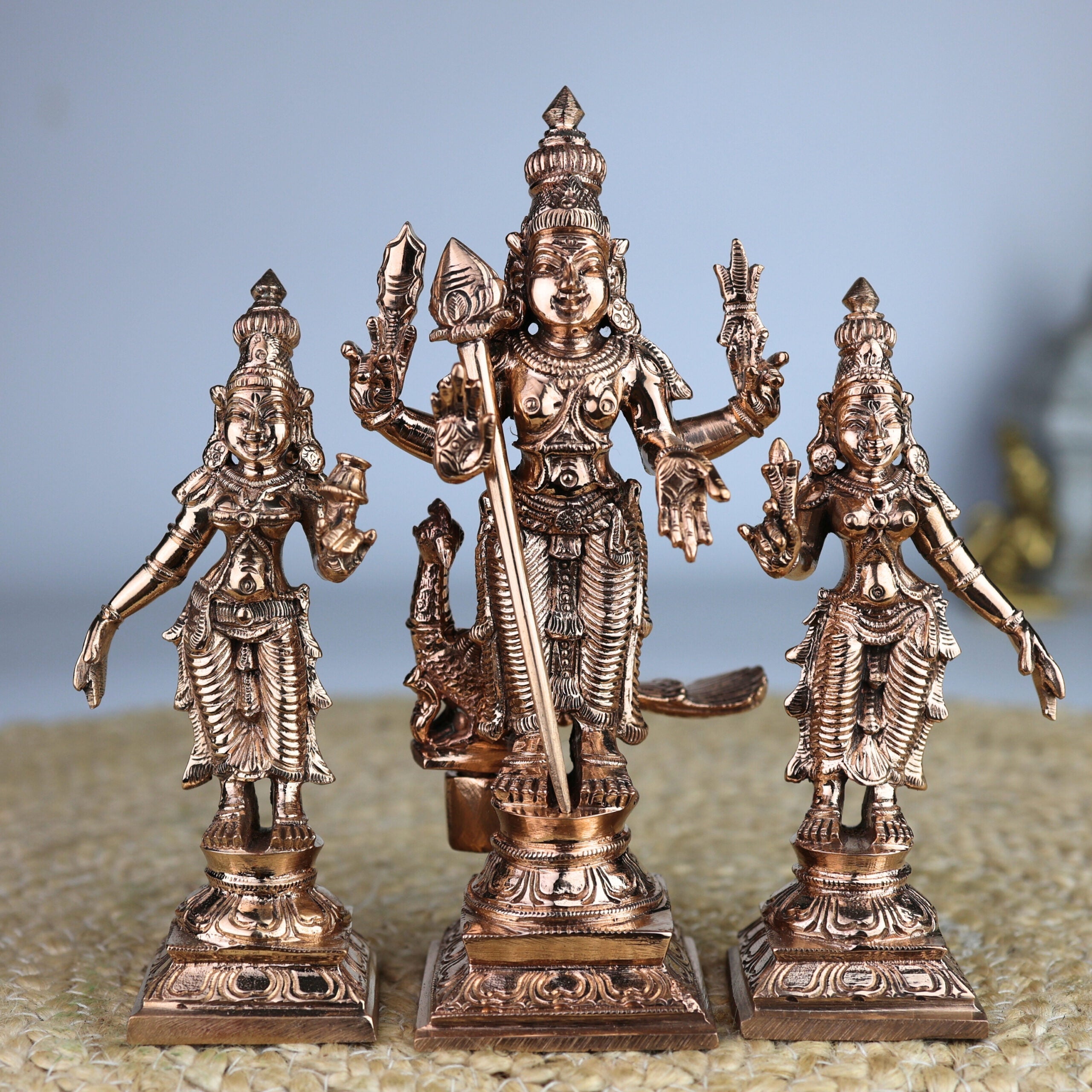 Bronze Panchaloha Murugan Idol