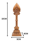 Panchaloha Bronze Murugan Vel – Divine Shakti Vel | Subramanya Vel | Kumara Vel | Velayutha Spear for Pooja, Abhishekam & Temple Decor, Gold, 12.5 Inch, 1 Piece