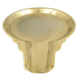 Brass Abhishek Patra | Abhishekam Plate, Somasutra Tray, Abhisheka Peeta, Tirumanjanam Stand, Temple Pooja Abhishek Vessel, Gold, 8 Inch, 1 Piece
