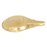 Brass Abhishek Patra | Abhishekam Plate, Somasutra Tray, Abhisheka Peeta, Tirumanjanam Stand, Temple Pooja Abhishek Vessel, Gold, 8 Inch, 1 Piece