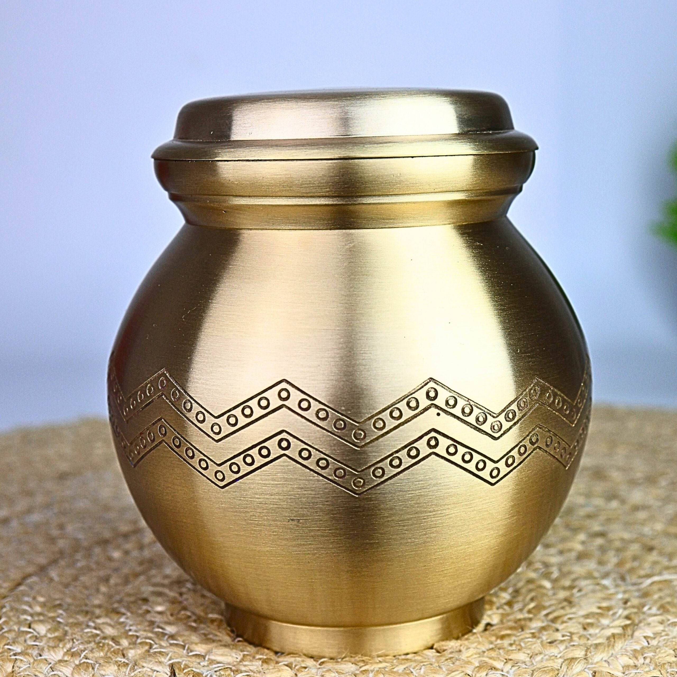 Brass Ghee Box – Multi-Purpose Storage Container