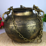 Brass Hanging Planter