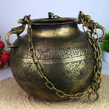 Brass Hanging Planter