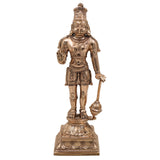 Bhunes Panchaloha Hanuman Idol – Exquisite Handmade Bajrangbali Murti for Home & Temple, Gold, 9.5 Inch, 1 Piece