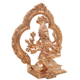 Bronze Handcrafted 8-Hand Mariamman Idol in Chola Art – Panchaloha Karumariamman | Ashta Bhuja Durga Devi Statue for Home Temple & Pooja, Gold, 10.5 Inch, 1 Piece