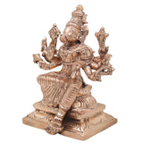 Bronze Handcrafted Panchaloha Varahi Devi Idol – Chola Style Goddess Barahi Statue for Pooja & Temple, Gold, 5 Inch, 1 Piece
