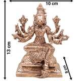 Bronze Handcrafted Panchaloha Varahi Devi Idol – Chola Style Goddess Barahi Statue for Pooja & Temple, Gold, 5 Inch, 1 Piece