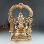 Bronze Handmade Panchaloha Ganesha Idol