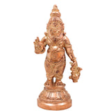 Bronze Handcrafted Agastya Idol | Agathiyar, Agasthya Muni, Siddhar Rishi Statue | Panchaloha Finish Chola Art Murti for Puja, Home Temple & Vastu, Gold, 4.5 Inch, 1 Piece