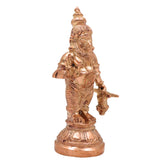 Bronze Handcrafted Agastya Idol | Agathiyar, Agasthya Muni, Siddhar Rishi Statue | Panchaloha Finish Chola Art Murti for Puja, Home Temple & Vastu, Gold, 4.5 Inch, 1 Piece