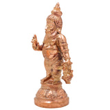 Bronze Handcrafted Agastya Idol | Agathiyar, Agasthya Muni, Siddhar Rishi Statue | Panchaloha Finish Chola Art Murti for Puja, Home Temple & Vastu, Gold, 4.5 Inch, 1 Piece