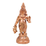 Bronze Handcrafted Agastya Idol | Agathiyar, Agasthya Muni, Siddhar Rishi Statue | Panchaloha Finish Chola Art Murti for Puja, Home Temple & Vastu, Gold, 4.5 Inch, 1 Piece