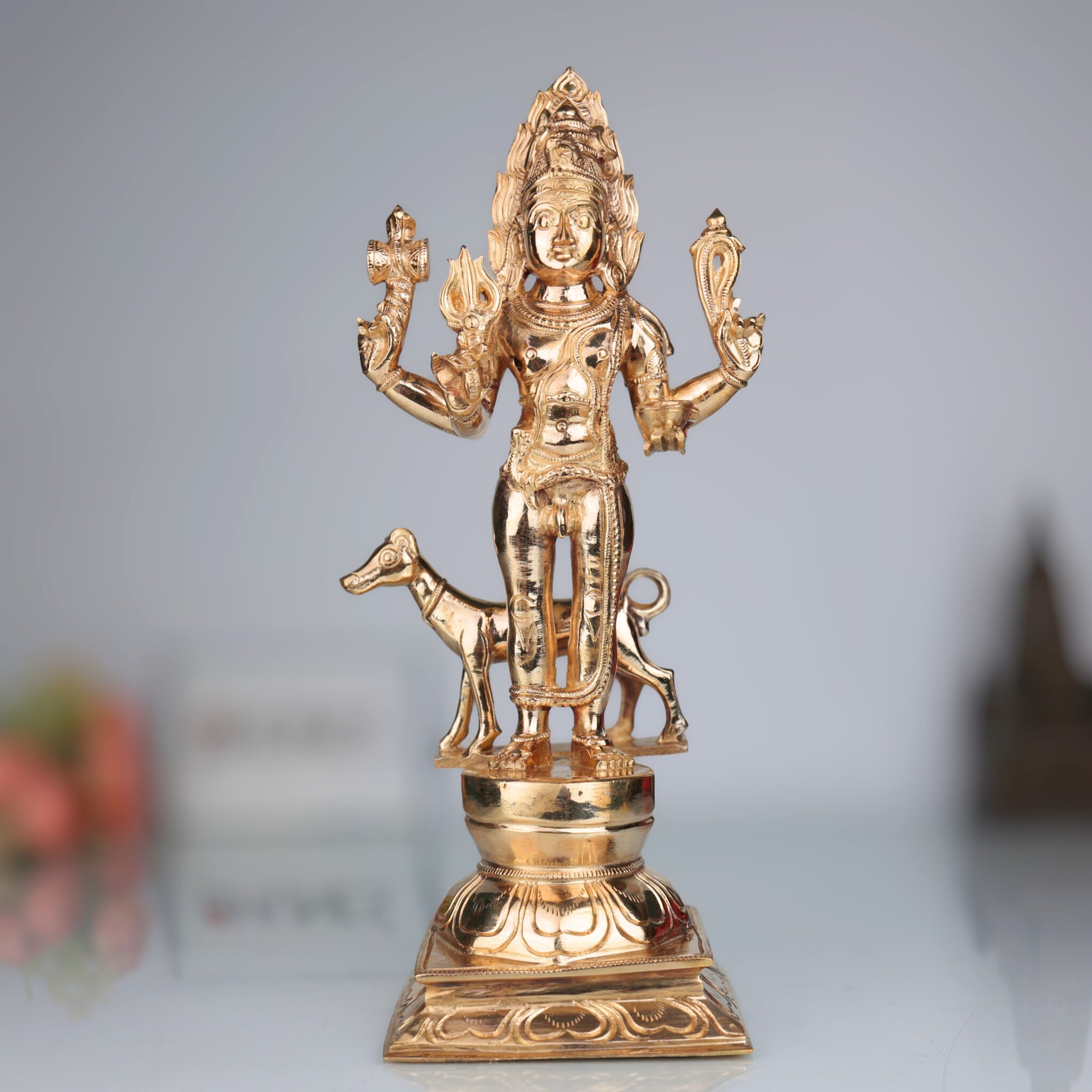Bronze Kala Bhairava Idol