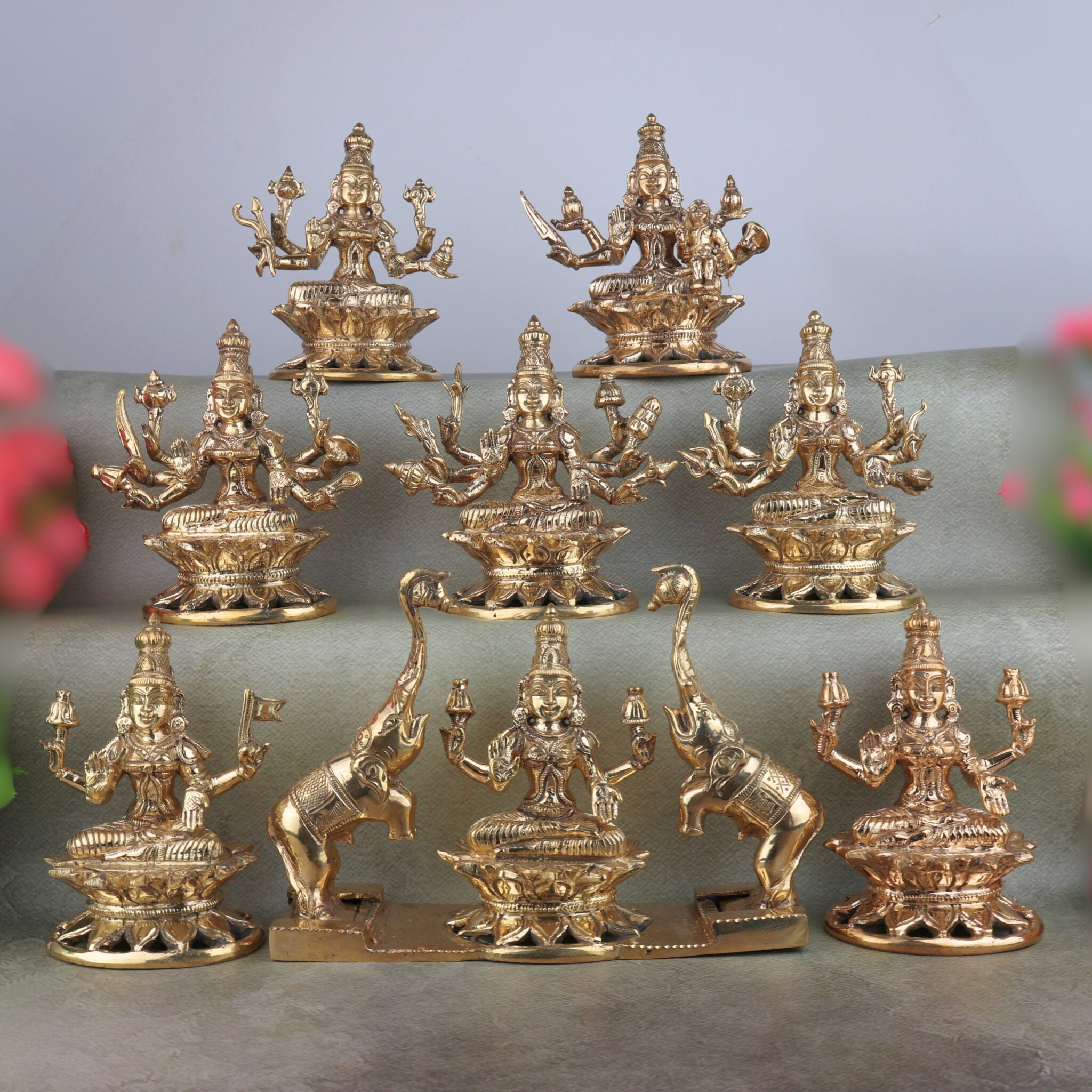 Ashta Lakshmi Idol Set