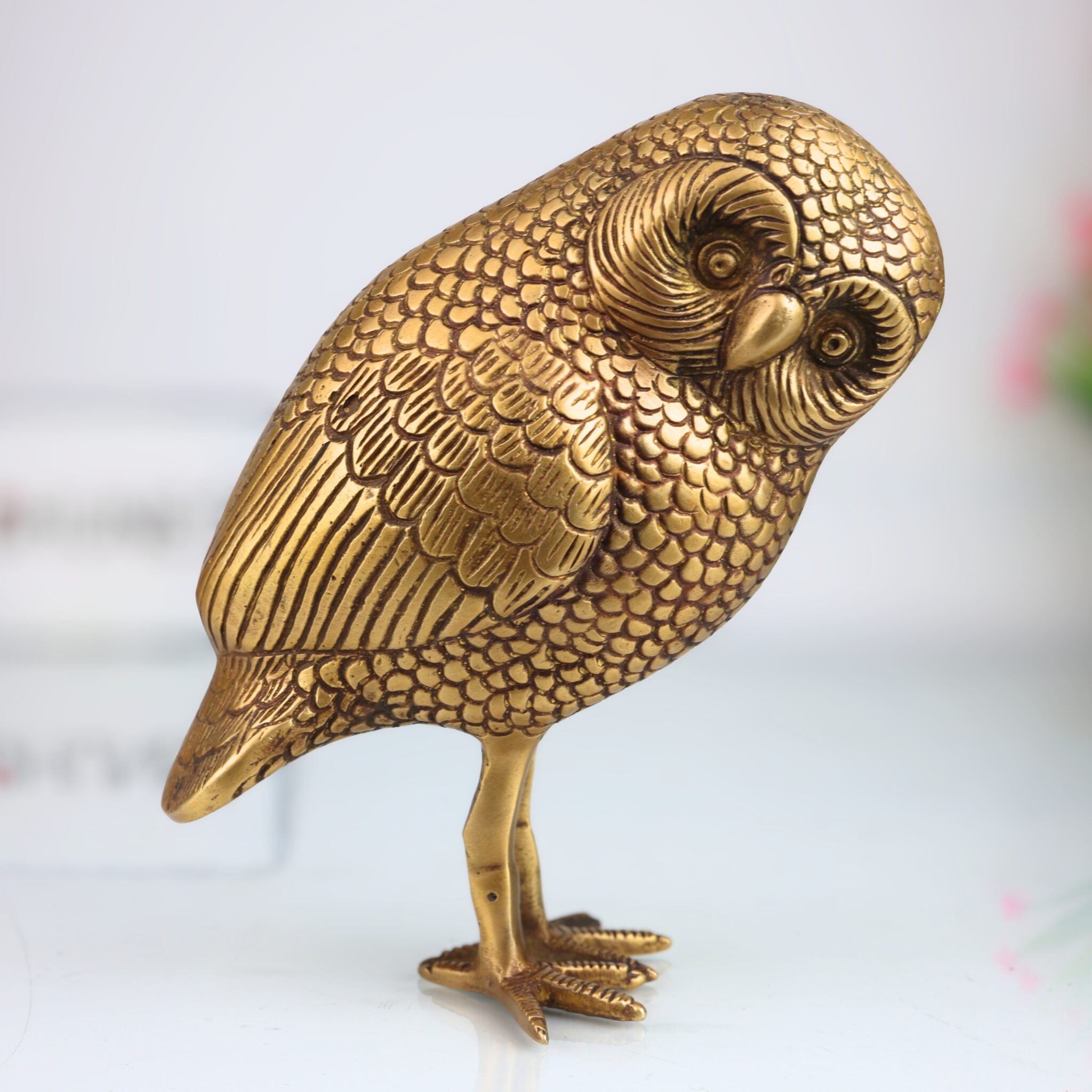 Brass Owl Idol Ullu Murti