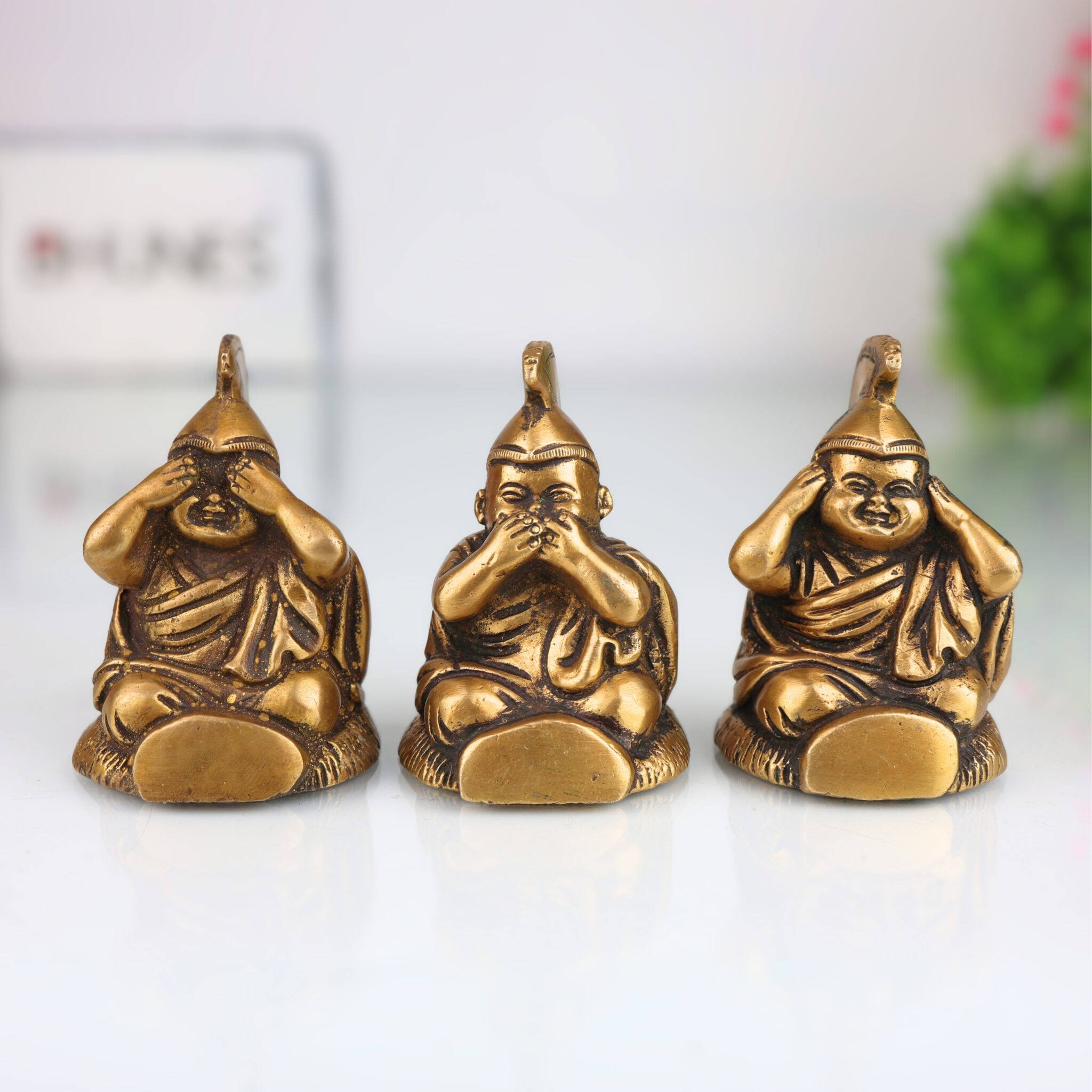 Brass Three Wise Children Idol