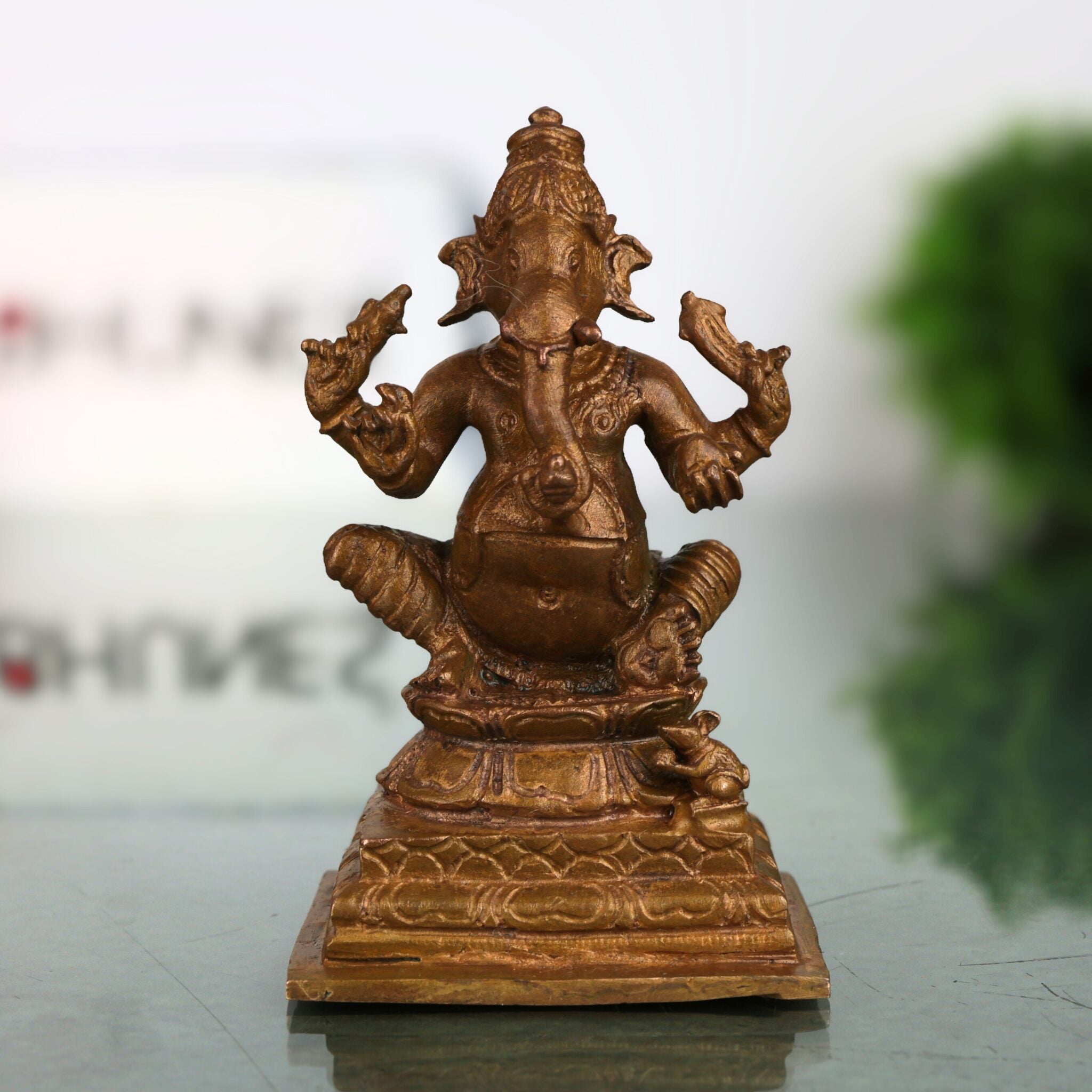 Panchaloha Bronze Ganesha Idol