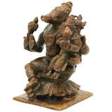 Bronze Handcrafted Varaha Lakshmi Idol | Panchaloha Bhudevi & Varahi Murti | Temple & Home Decor Statue, Brown, 2.5 Inch, 1 Piece